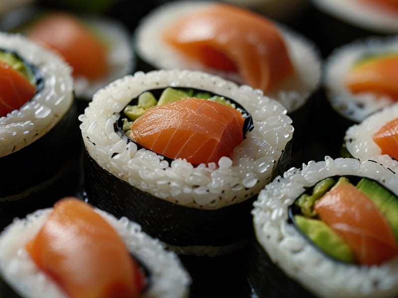 Cauliflower Rice Sushi Rolls